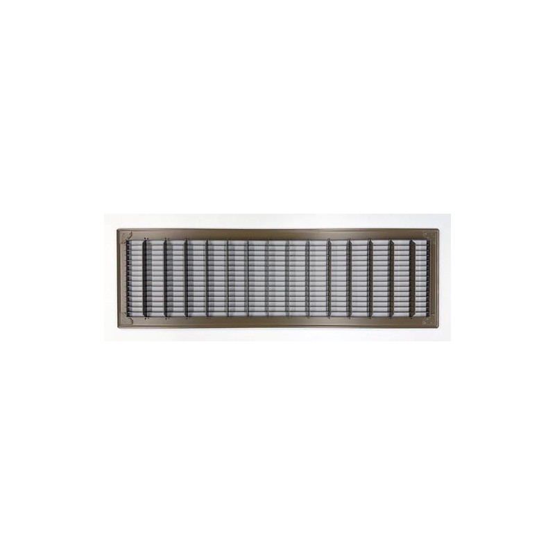 Heavy Duty Floor Return Air Grille, 8 in x 30