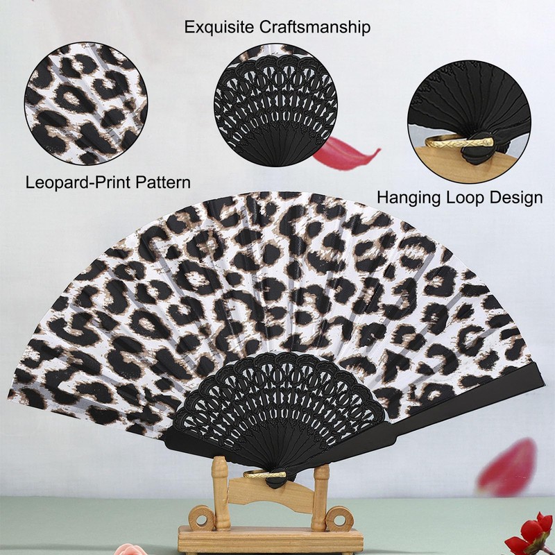 BSITSSS 4PCS Hand Fan Folding, Handheld Folding-Fan for Wedding,Gifts,Dance
