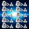 10pcs Head O-Ring Head Button Stud Rivets with Studs Screw