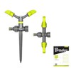Bradas LE-6101 2136 2-Arm Circular Sprinkler with Ground Spike