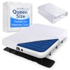 SereneLife Mattress Cover Queen Size Bed, Soft Breathable Waterproof Mattress