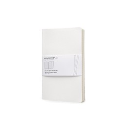 Moleskine Volant Large Ruled Notebook - White (Set of 2)