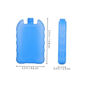 Ipetboom 2Pcs Reusable Freezer Ice Packs for Coolers Cooling for Camping Home Use Lightweight Safe Material Multi Functional Ice Container for Summer