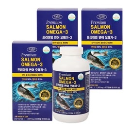Evergreen Premium Salmon Omega 3 300 capsules x 3 / 에버그린 프리미엄 연어 오메가3 300캡슐 X 3개