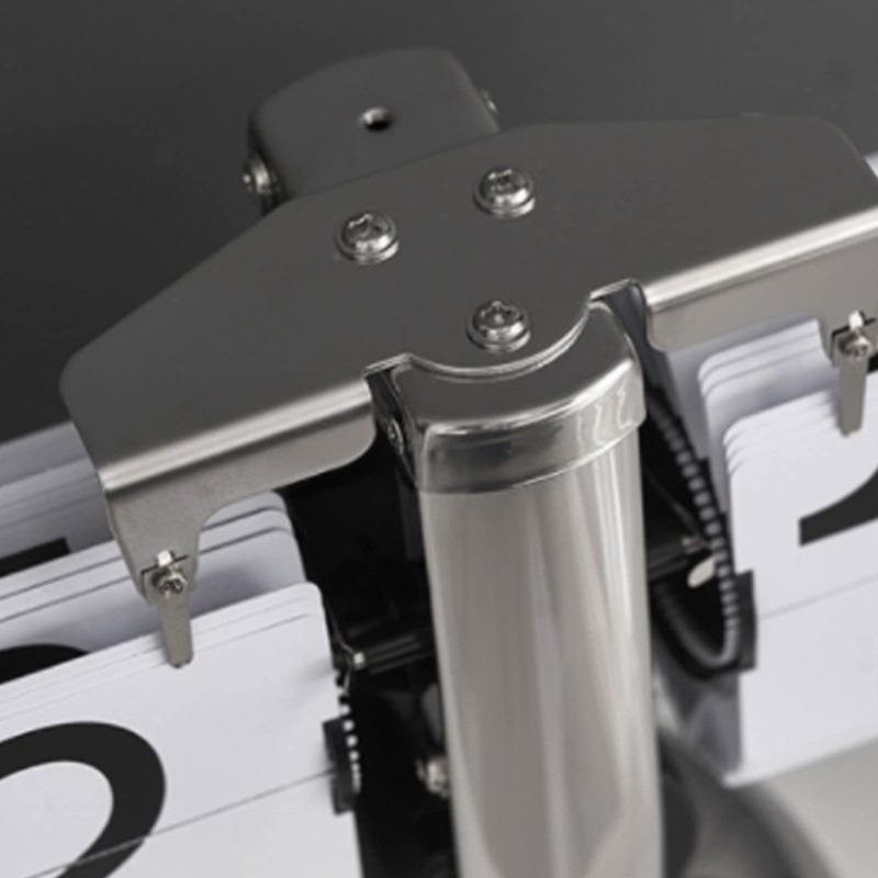 Retro Minimalist Mechanical Flip Down Clock, Quartz Movement, Easy to