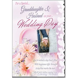 For A Special Granddaughter & Husband On Your Wedding day card Lovely Verse