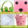 panemy Felt Easter Bunny, Pack of 3 Easter Baskets, Easter