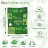 Fuzzy St. Patrick's Day Blanket Gnome Clover Hat Truck Plaid