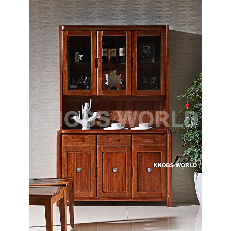 KNOBSWORLD Set of 10 Black & White Ceramic knobs Cabinet