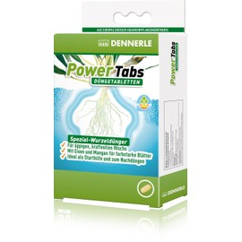 Dennerle PowerTabs Düngetabletten, Spezial Dünger für Aquarienpflanzen - für üppigen, kraftvollen Pflanzenwuchs (10 Stück)