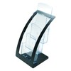 deflecto Three-Tier Leaflet Holder, 6 3/4w x 6 15/16d x