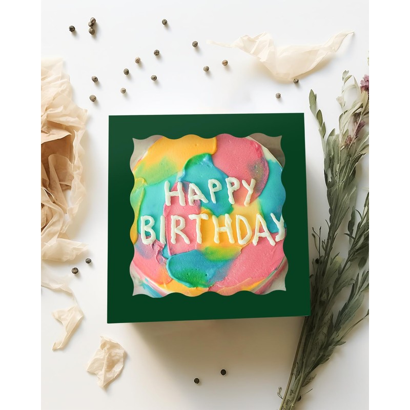Bakepacker 36pcs 12x12x6 Inches Cake Boxes with Window 18-Packs Deep