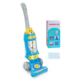 FS Toddler Vacuum Toy that Works with Lights & Sounds, Pretend Play Toy Vacuum for toddlers 3-5, Kids Vacuum Cleaning Toys for Ages 3-4 Years Old Boys Girls, Play Cleaning Toy with Ball-Popping Action
