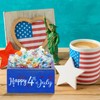 Vesici 2 Pcs 4th of July Candy Dish Patriotic Candy