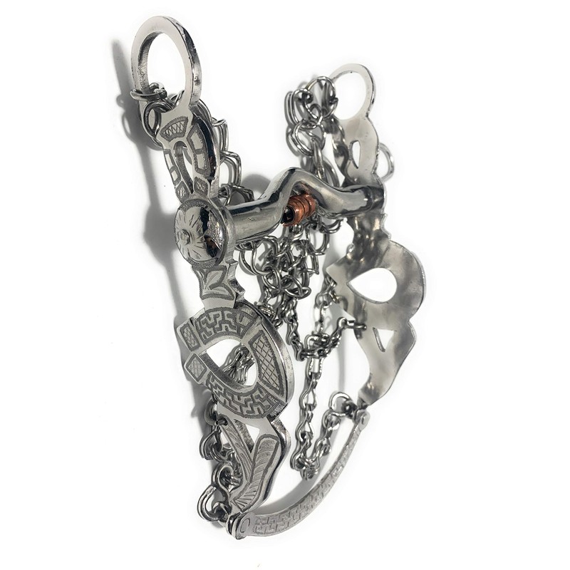 5 1/8" Mexican Horse Bit, Freno Charro