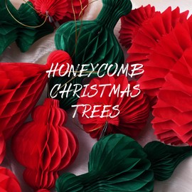 YBwanli christmas decorations table decoration12 pieces,traditional christmas decorations indoor,paper vintage christmas ceiling decorations,Novel and reusable paper christma shanging decorations