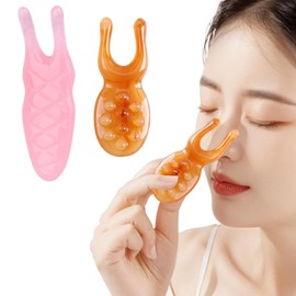 Cassa Plate, Snail, Cassa, Licking Lottery Cassa, Pack of 2, Nose Raising Goods, Nose, Snail Lifter, Meridian Massage, Lymphatic Massage, Nasal Muscles, Facial, Convenient to Carry