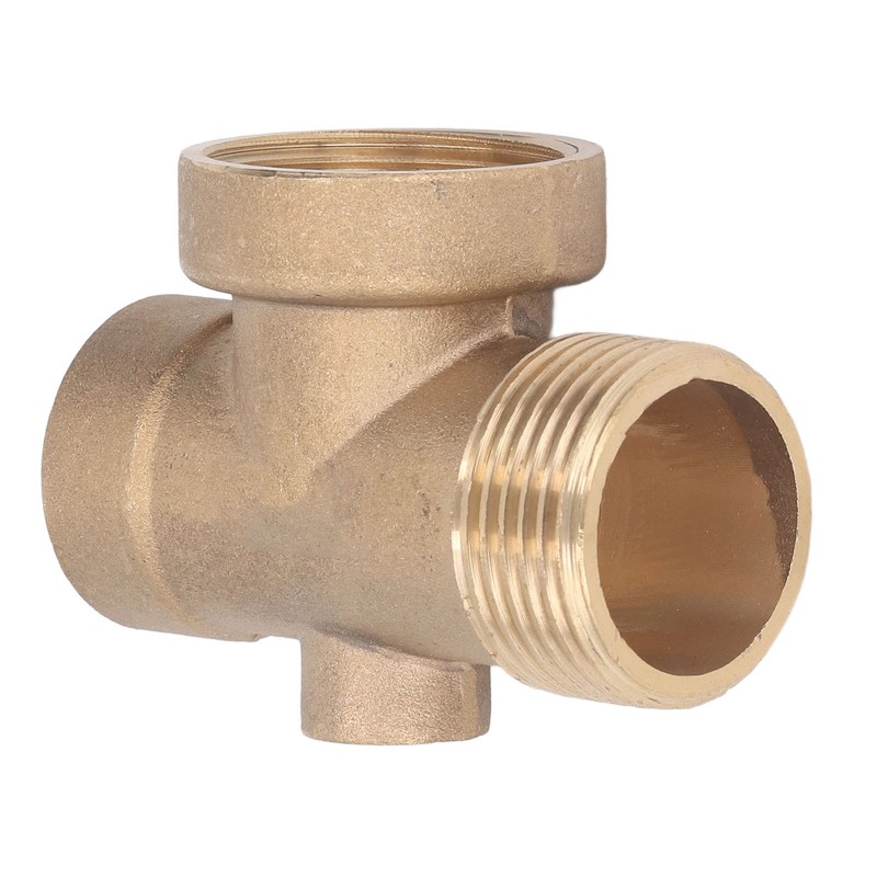 4 Ways Water Hose Splitter Brass G1in Pipe Adapter Connector