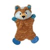Fun Flattie Stuffing Free Dog Soft Squeak Toys Cuddle Snuggle
