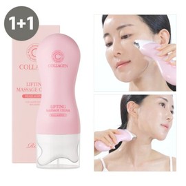 LIRR GS역대최저가 리르 콜라겐 리프팅 괄사 마사지 크림 1+ 1 - 얼굴괄사 테라피 이중턱 목주름 GS Lowest Price Ever Lir Collagen Lifting Gua Sha Massage Cream 1+1 - Facial Gua Sha Therapy Double Chin Neck Wrinkles