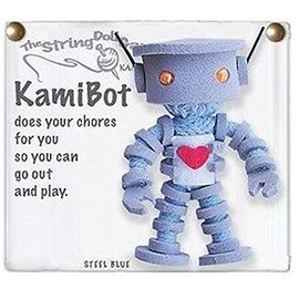 Kamibashi Kamibot Robot Original String Doll Gang Keychain Clip