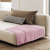 sourcing map Flannel Fleece Bed Blankets, Soft Warm Microfiber Blanket,