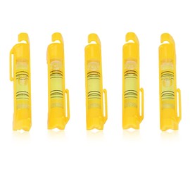 5Pcs String Line Level, Builders Line Spirit Level with Leveling Bubble Hooks, Hanging Line Post Leveler for Brick Blocks Bricklaying Plumbing Guttering and Tiling