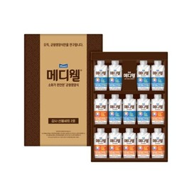 Maeil [매일유업] 메디웰 감사 선물세트 2호 (구수한 누룽지맛 200ml 7팩+고단백 200ml 7팩 (총 14팩)) [Maeil Dairies] MediWell Thank You Gift Set No. 2 (Savory Nurungji Flavor 200ml 7 Packs + High Protein 200ml 7 Packs (Total 14 Packs))