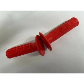 MOTORHEADTOYS MX VINTAGE STYLE RED 1/2 WAFFLE GRIPS SUZUKI RM RMZ PE SP RMX TM DR DS TC 7/8"