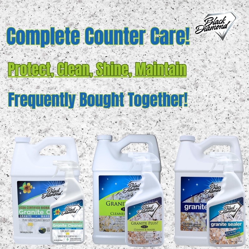 Black Diamond Stoneworks GRANITE PLUS! 2 in 1 Cleaner &