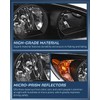 Nilight Headlight Assembly for 2002 2003 2004 Toyota Camry LE/XLE