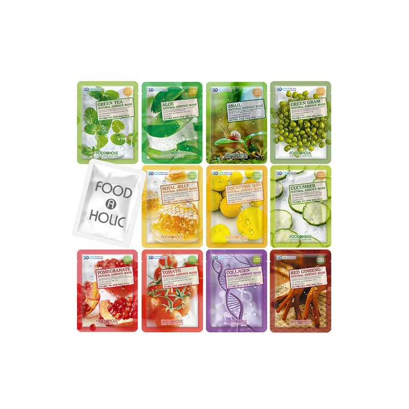 Food Aholic (100 Sheets) Food A Holic 3D Natural Essence