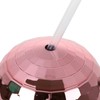 Greensen Disco Ball Cup with Straw 580 ml Glitter Disco
