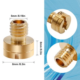 SYOWADA 25 Pcs Carburetor Main Jet Kit Replacement for Mikuni VM22 VM24 VM26 Carburetor Used on 125cc 150cc 200cc 250cc Engine Motorcycle Dirt Pit Bike (25 PCS)