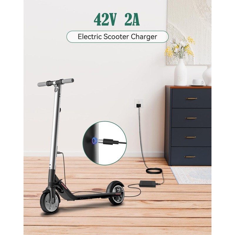 Replacement for Segway Ninebot Charger;FITE ON 42V 1.7A Adapter Compatible