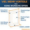 ZWERKZEUG® 2 x Dust Protection Doors with Zip 1, 20