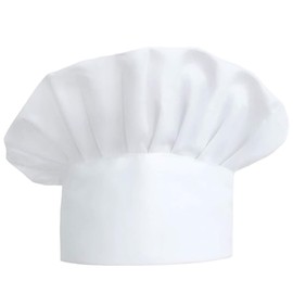 Makoto Nobu Kochmütze Weiß Unisex, Chef Kochmützen Erwachsene Chefkoch Mütze, Verstellbar Kochhut Baumwolle Kochhüte Professionel Haarnetz Küche für Restaurant Kochen BBQ Backen