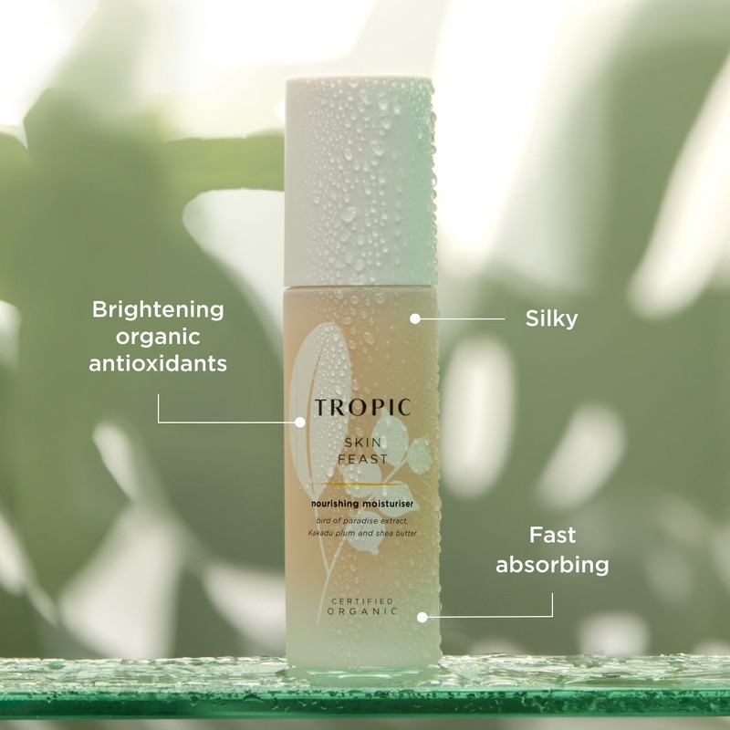 Tropic Skincare Skin Feast Nourishing Moisturiser, 50ml refill / Unscented
