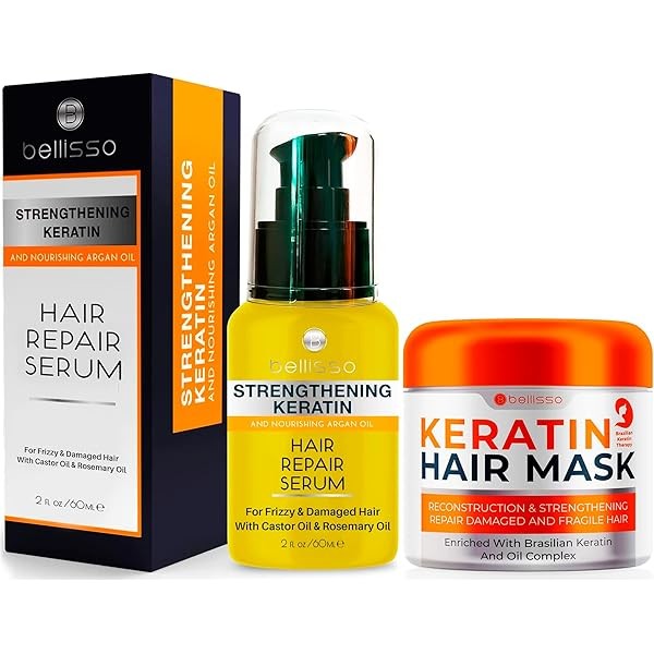 BELLISSO Keratin Hair Mask and Keratin Hair Serum
