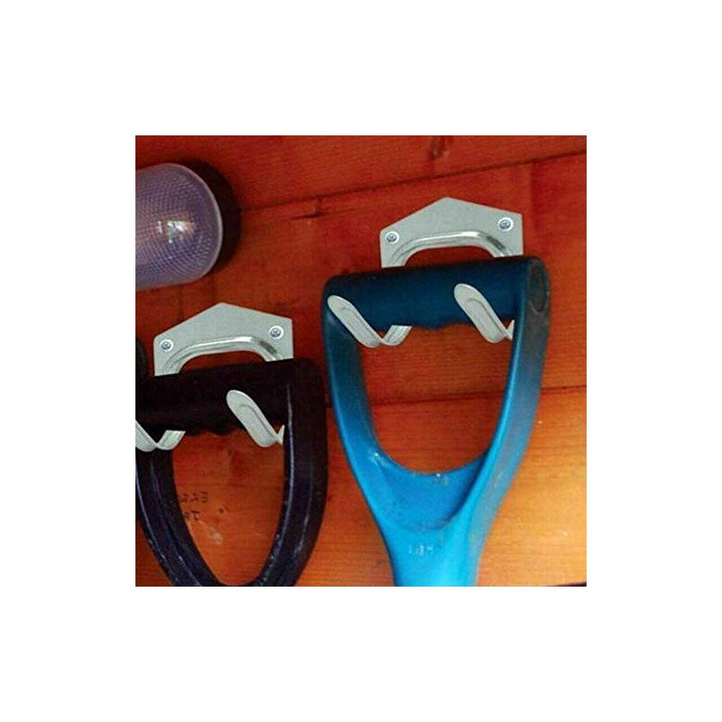 raxter Garage Hooks 12 Pack Tool Hanger Hook Set Heavy-Duty