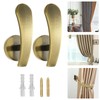Curtain Window Treatment Holdbacks Tiebacks Tie Backs Back Hooks Hook