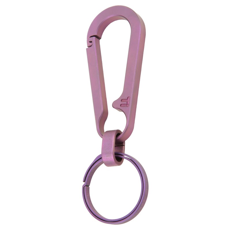 Lightweight Titanium Alloy Key Chain Waist Hanging Keyring Outdoor Climbing