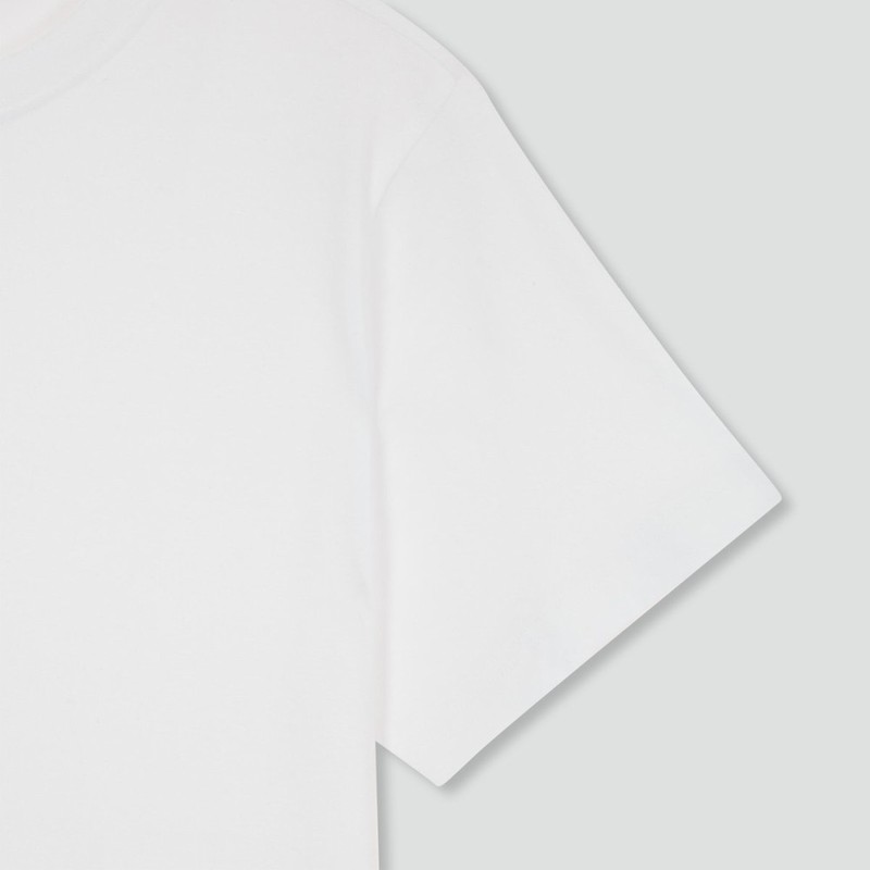 JAJU [JAJU] Unisex Cotton Round Neck T-shirt 3-pack_White 2501586118