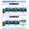 THANDBLE DisplayPort to Dual DisplayPort with HDMI Adapter 4K@60Hz, Extended