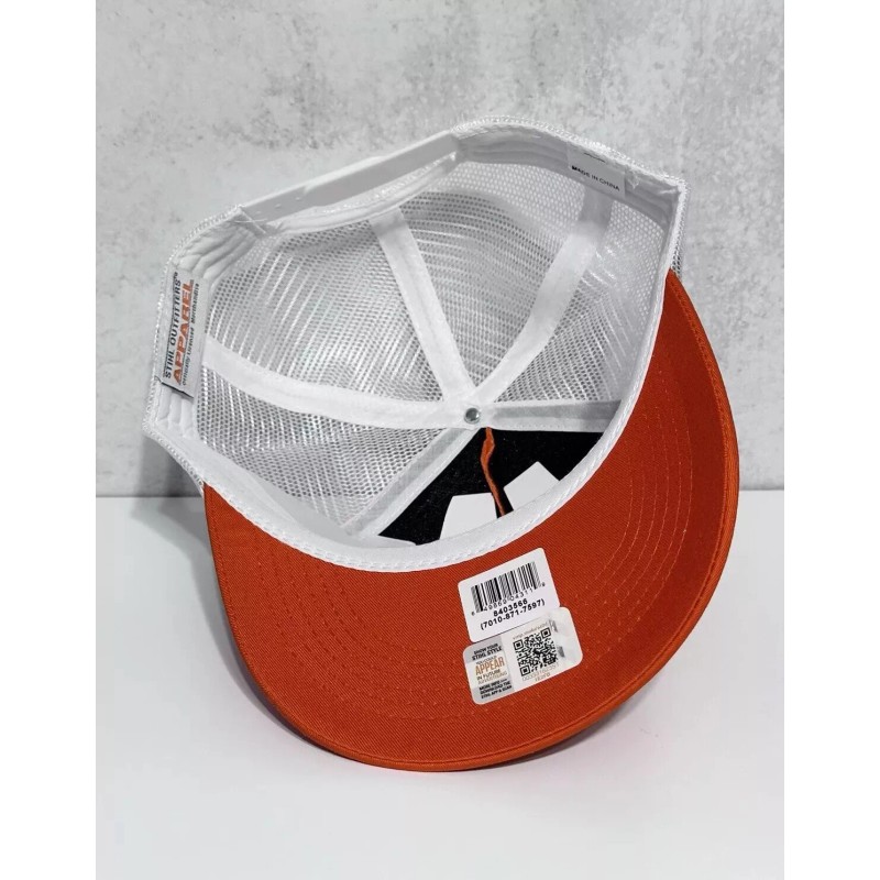 STIHL Chainsaw Patch Hat Snapback Mesh Trucker Orange Cap NEW
