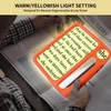 Amoper 5X 10X Full-Page Magnifying Glass with Light, Rechargeable Handheld
