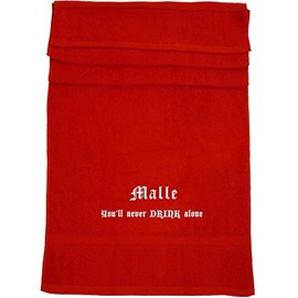 Shirt Shop Saar Malle – You'll Never Drink Alone – Bath Towel, multicolour, 70x140 cm