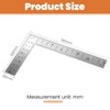 직각 4인치 스테인리스 측정 엔지니어 스틸 프레임 카펜터용 카펜터 사각형