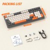 ATTACK SHARK K8 Wireless Mechanical Keyboard, 100 Keys, Hot Swappable