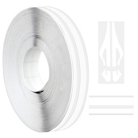 Trinkrittey White Automotive Pinstriping Tape Auto Car Pinstripe Tape PVC Car Decal Sticker Glossy DIY Stickers for Musical Instrument Motorcycle Auto Car